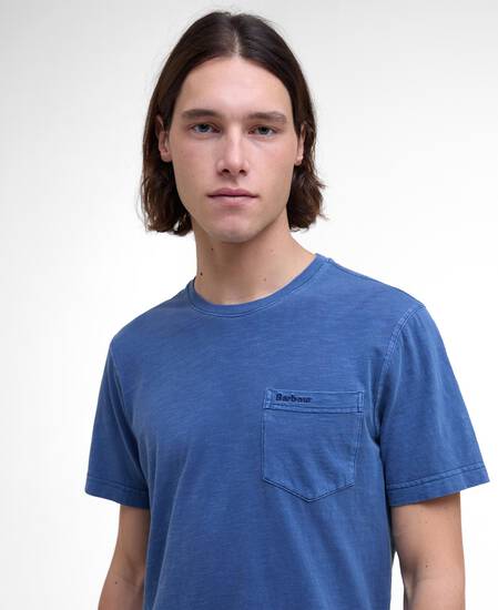 Pigment-Dyed Pocket T-Shirt Dark Denim Pigment-Dyed Pocket T-Shirt Dark Denim
