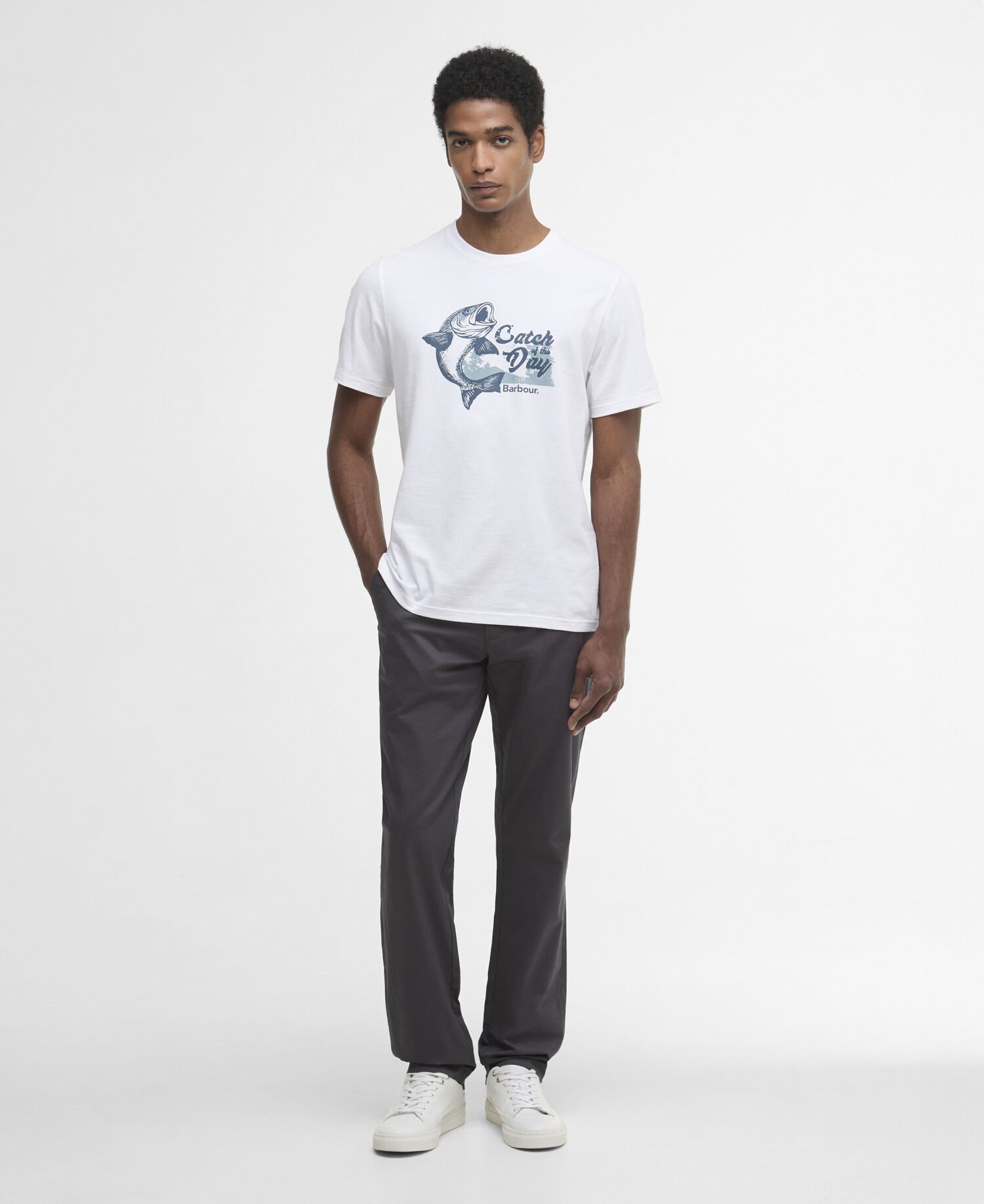 Chino Lightweight Stretch Tailored Asphalt