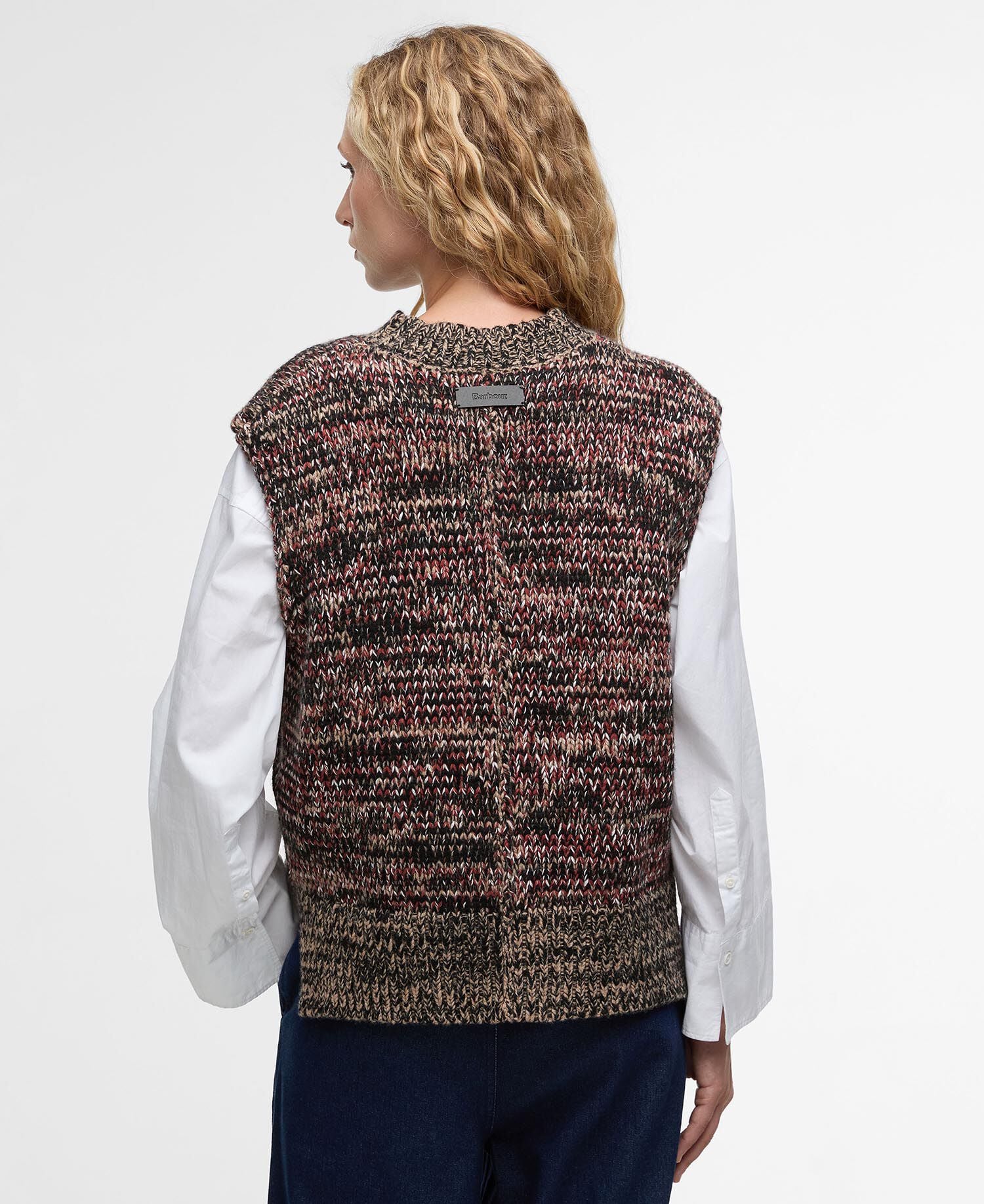 Alara Merino-Blend Knitted Vest Multi
