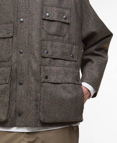 Wolljacke Editor Olive Check