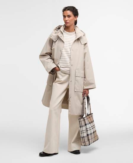 Jacke Devlin Waterproof Mist/Dress Navy Tartan