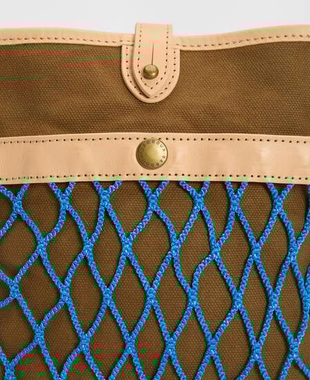 Paul Smith Loves Barbour Umh&auml;ngetasche Dark Sand