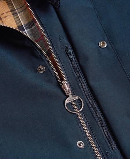 Oversized Reversible Transporter Jacket Navy-Dress