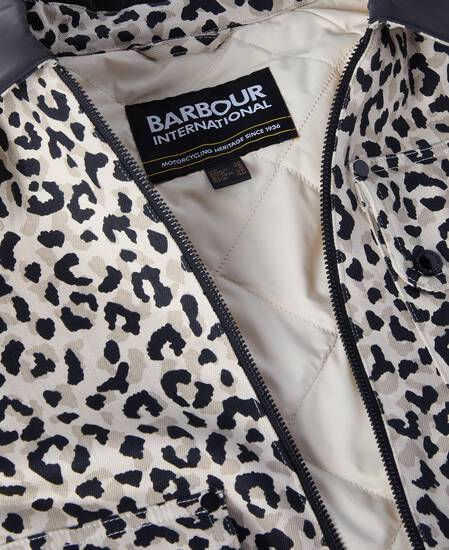 Warlock Printed Casual Jacket Jasmine Leopard Print