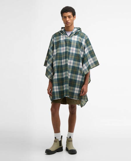 Tartan Showerproof Poncho Ancient Tartan