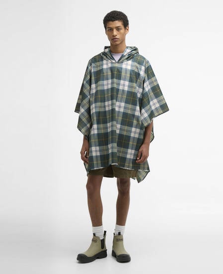 Tartan Showerproof Poncho Ancient Tartan