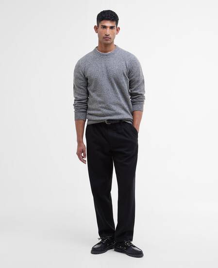 Essential Tisbury Crew-Neck Jumper Classic Grey