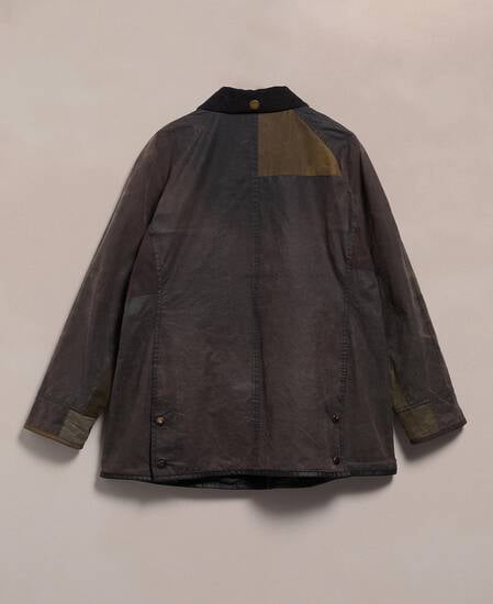 Barbour Re-loved Women's Beadnell Waxed Jacket - Size 18 Black