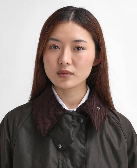 Women's Beaufort Waxed Jacket Olive-Classic