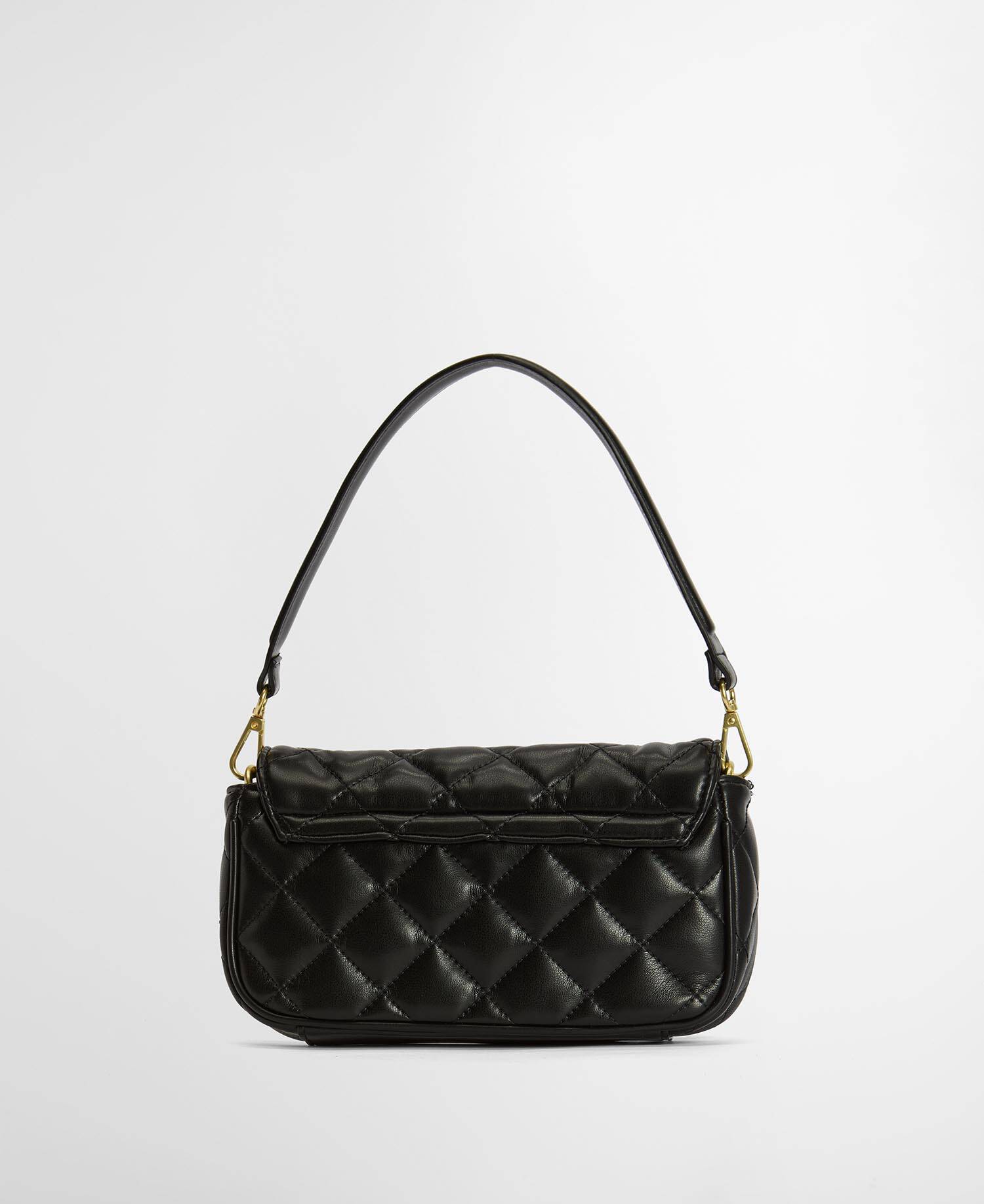 Soft Quilt Mini Soho Crossbody Bag Black image number 2