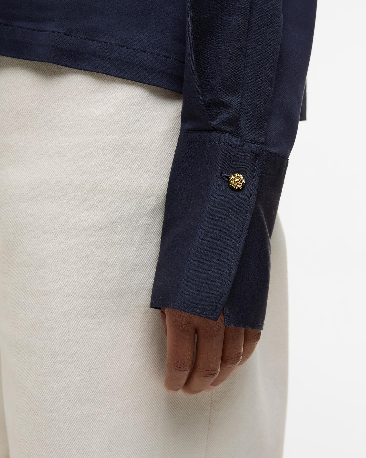 Camicia a maniche lunghe Evie Dark Navy
