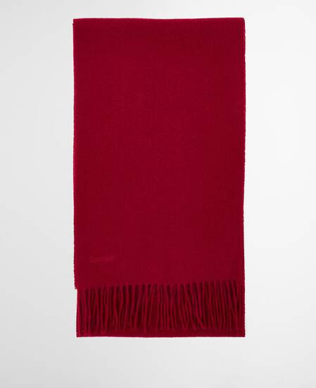 Sciarpa in lana d'agnello intrecciata Wine