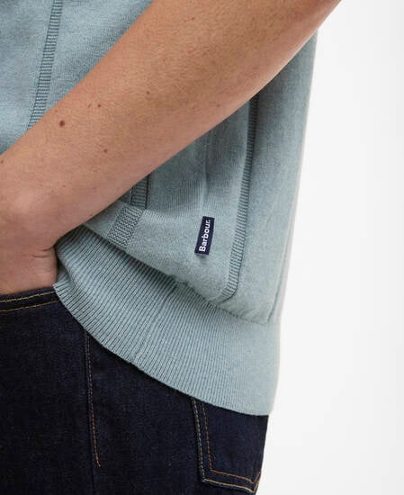 Poloshirt Wellburn Knitted Slate