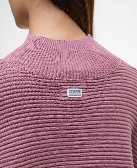 Pullover Kaia Funnel-Neck Raspberry