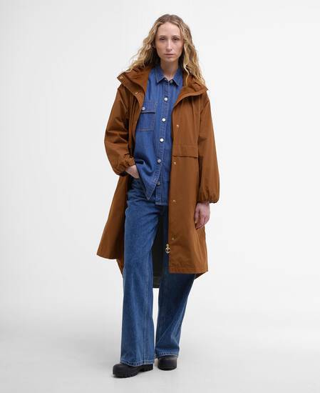 Naboo Showerproof Jacket Rust Brown