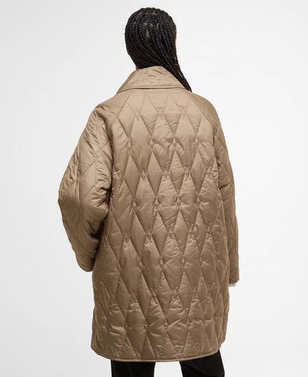Montgomery trapuntato Cosette Military Brown/Hessian Tartan Montgomery trapuntato Cosette Military Brown/Hessian Tartan