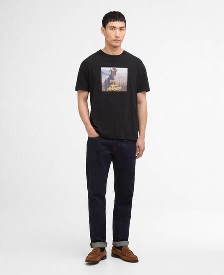 T-shirt con stampa Walde Black