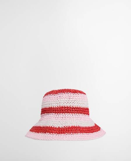Esther Crochet Hat Poppy Red Mix