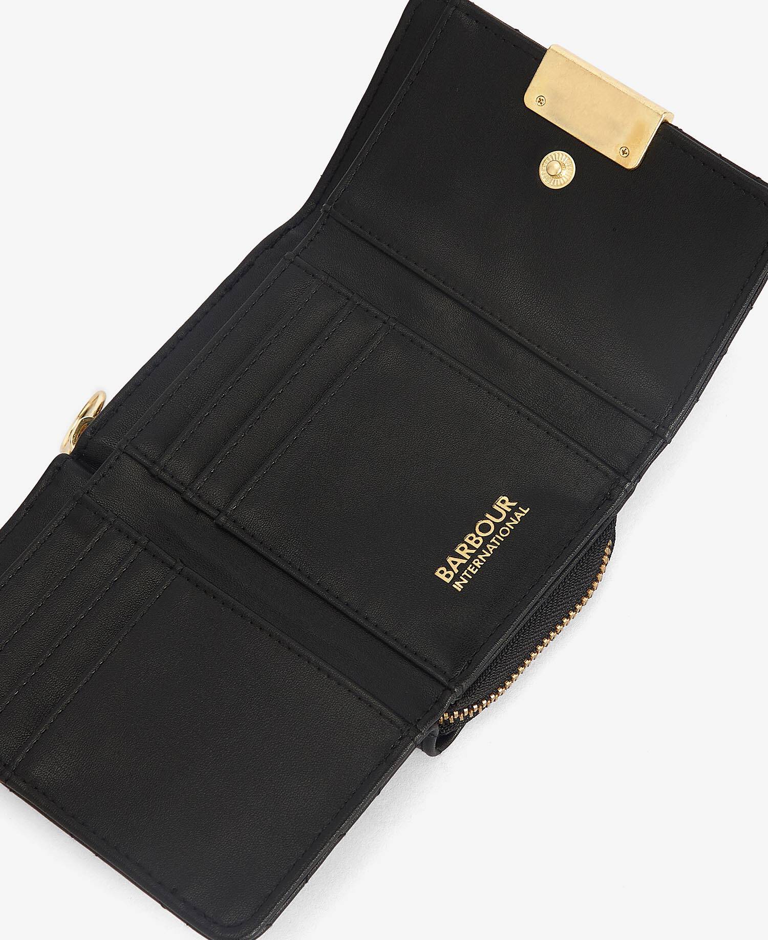 Aurora Tri-Fold Purse Classic Black image number 4