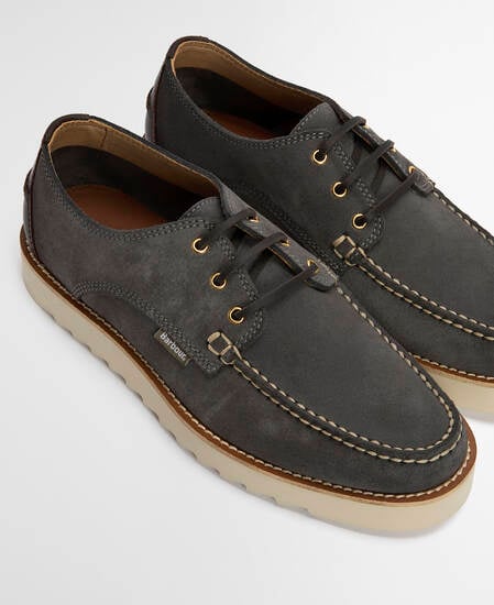 Aydon Derby Shoe Slate Grey Suede
