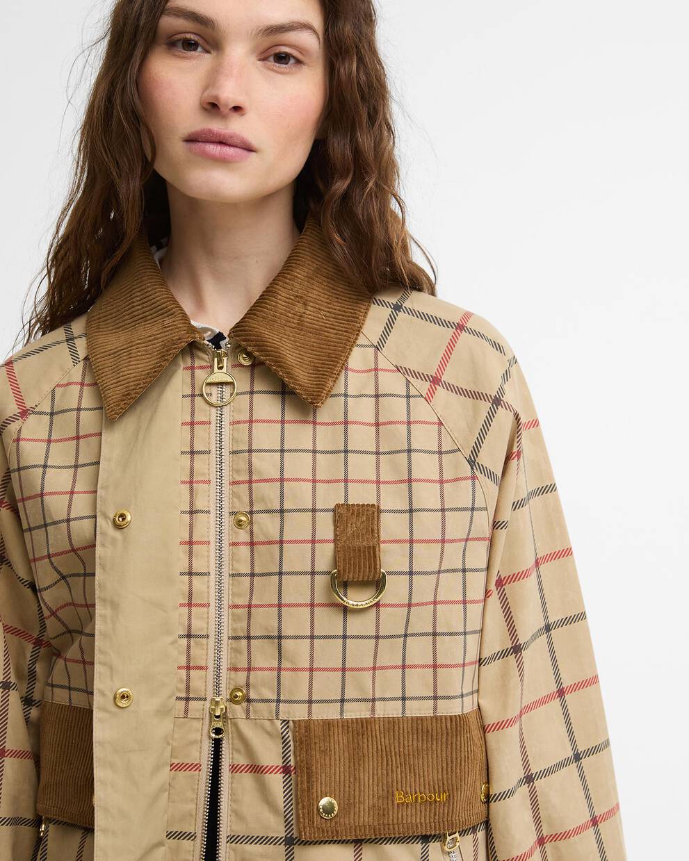 Mackworth Check Casual Jacket Beige Tattersall