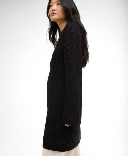 Daya Knitted Mini Dress Black