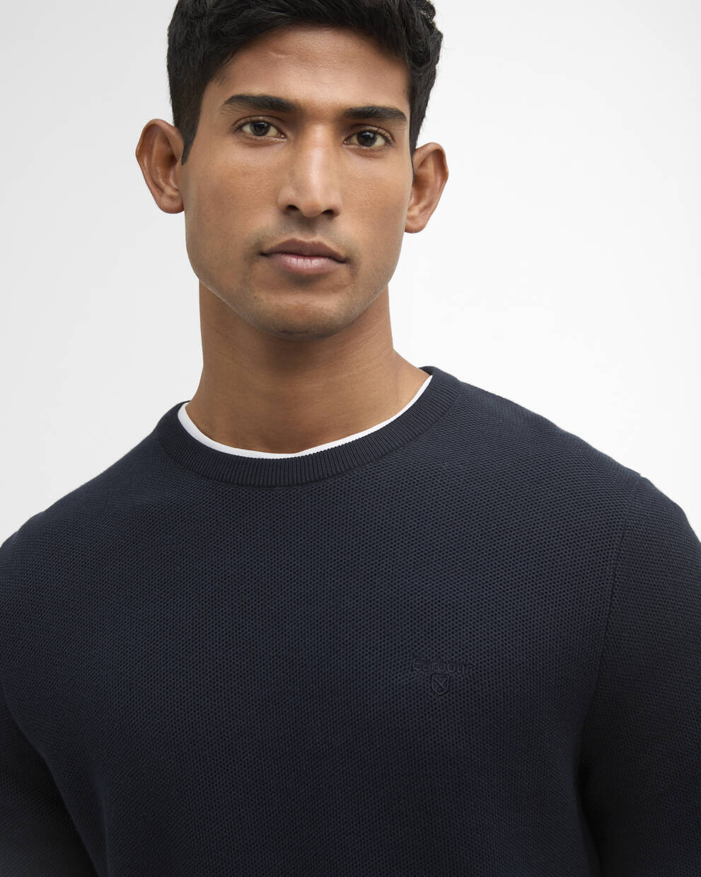 Essential Honeycomb Crew Neck Sweater