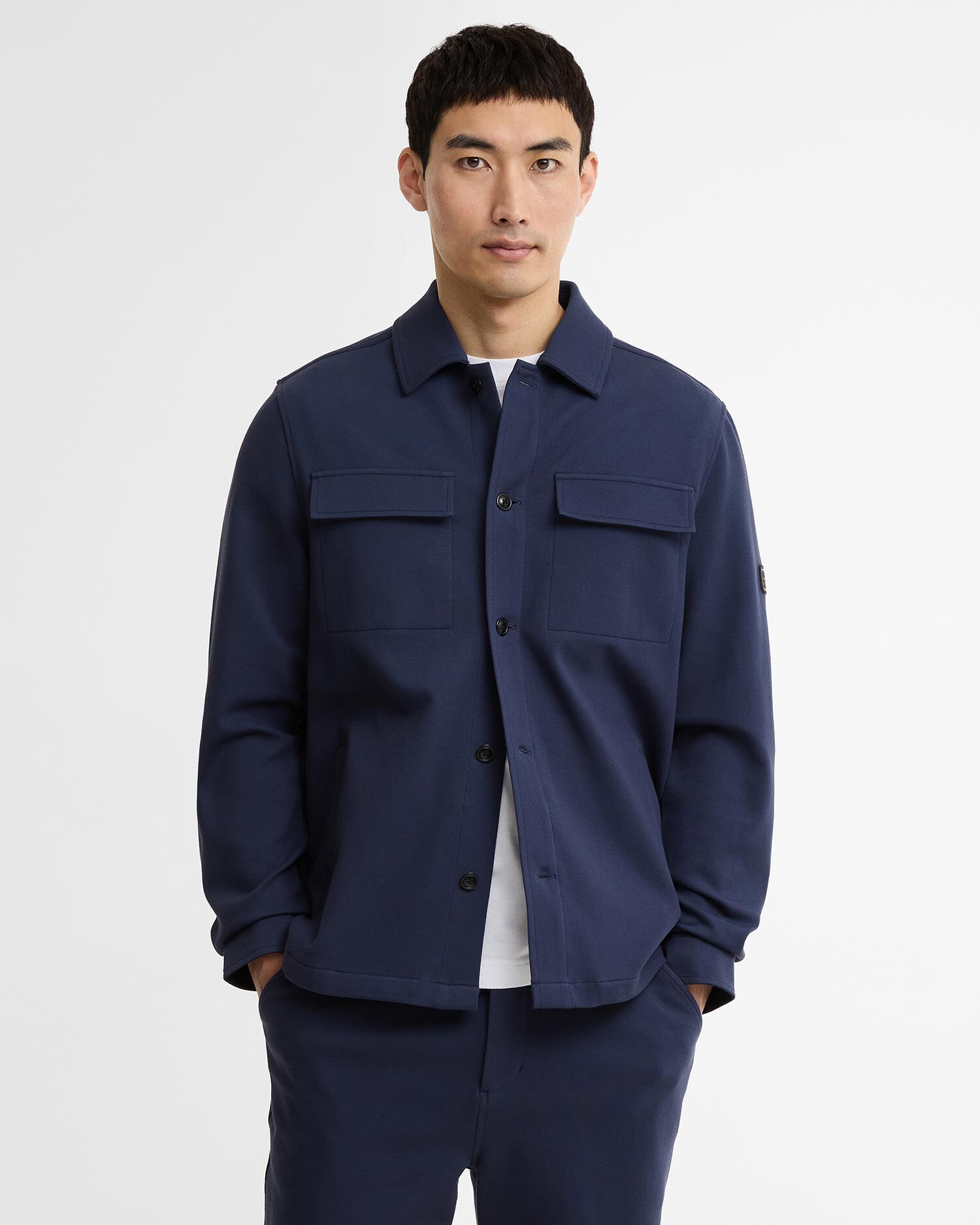 Overshirt Esh Twill Oxford Navy