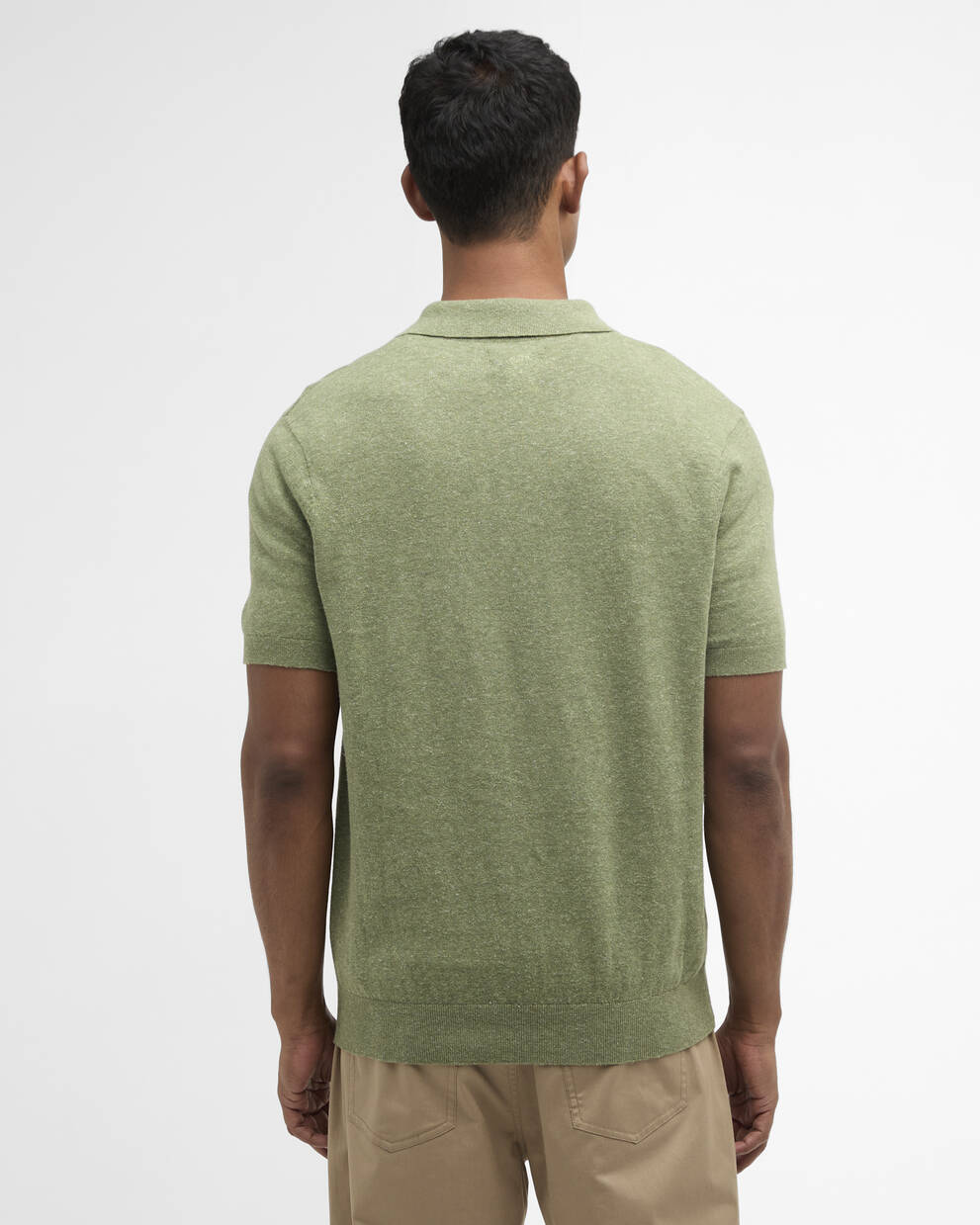 Polo in maglia Muston in misto lino