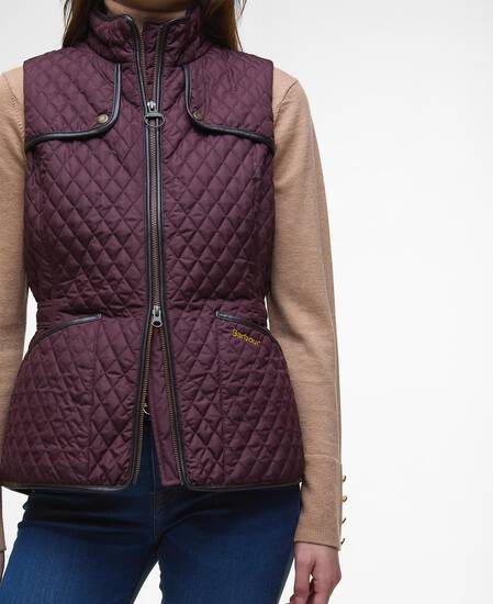Dahlia Gilet Black Cherry Dahlia Gilet Black Cherry
