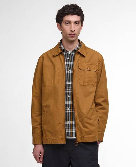 Harton Relaxed Overshirt Bronze Brown