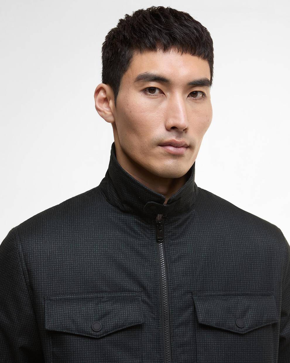 Check Distill Quilted Jacket