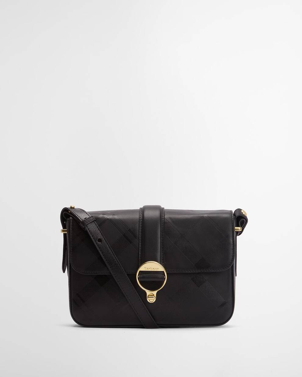 Rosa Deboss Leather Crossbody Bag