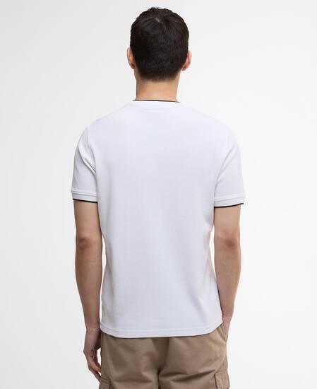 Seb Textured T-Shirt Optic White