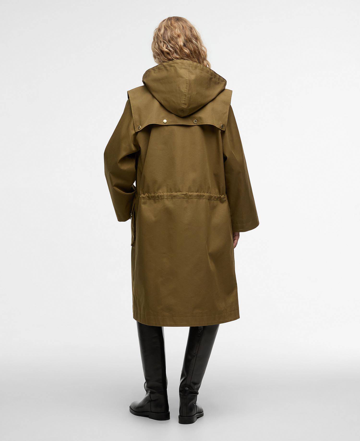 Bilsdale Showerproof Jacket Golden Olive/Ancient Tartan image number 2