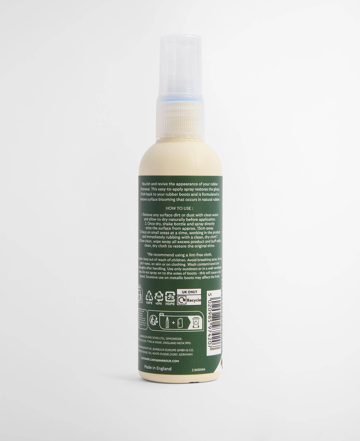 Rubber Footwear Buffing Spray N/A image number 1