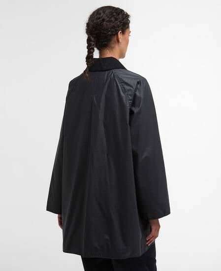 Wren Waxed Jacket Royal Navy/Navy Gingham Check