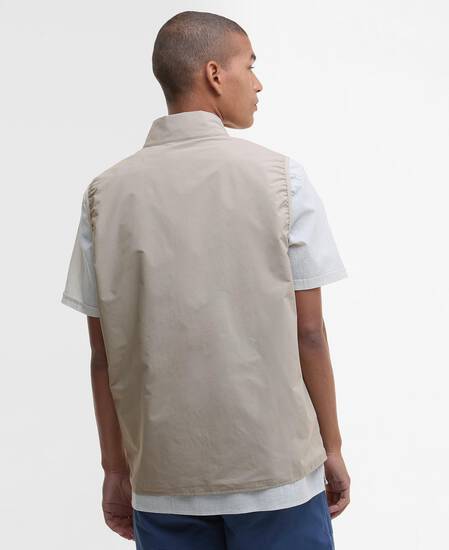 Rye Lightweight Gilet Concrete
