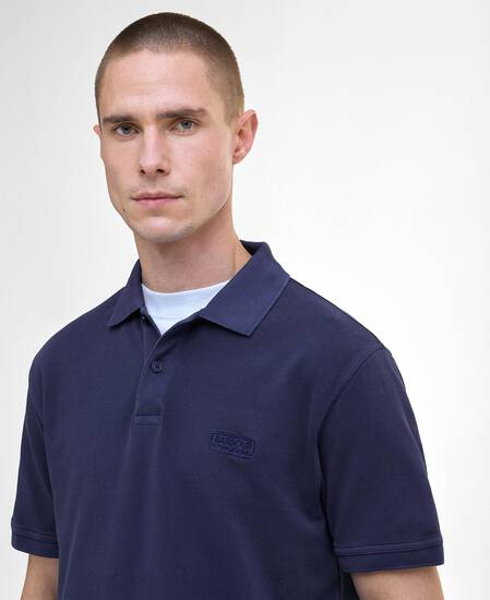 Roland Garment Dyed Polo Shirt Pigment Navy Roland Garment Dyed Polo Shirt Pigment Navy