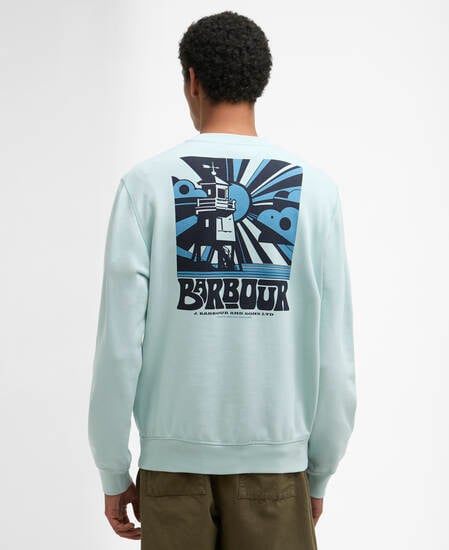 Livingstone Crew Neck Jumper Mint Blue