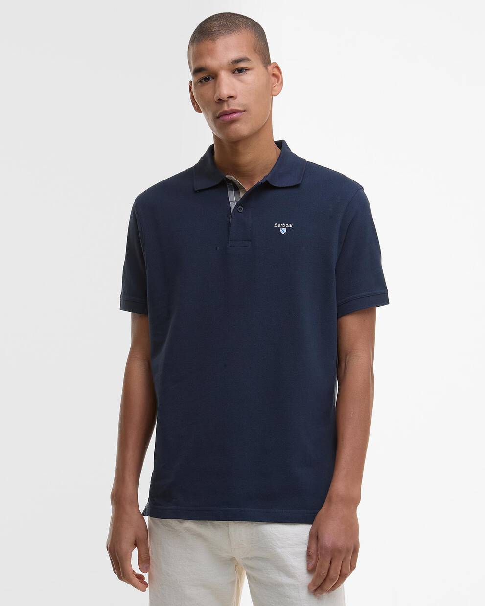 Tartan Pique Polo Shirt