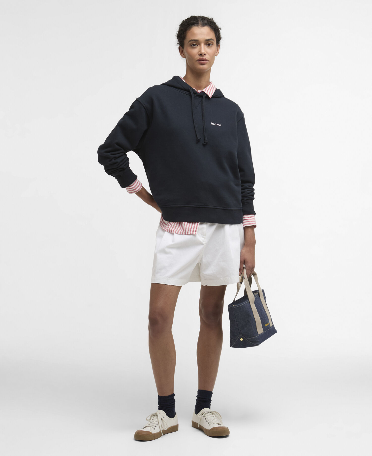 Bede Oversized Hoodie Navy