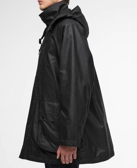 Barbour for Margaret Howell Waxed Parka Black