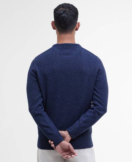 Essential Tisbury Crew-Neck Jumper Deep Blue