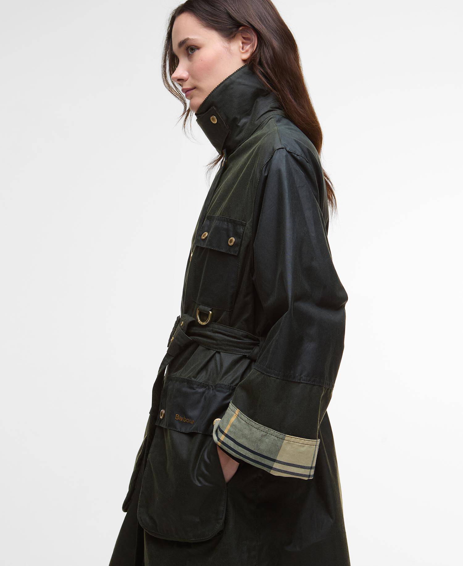 Milda Waxed Trench Coat image number 4