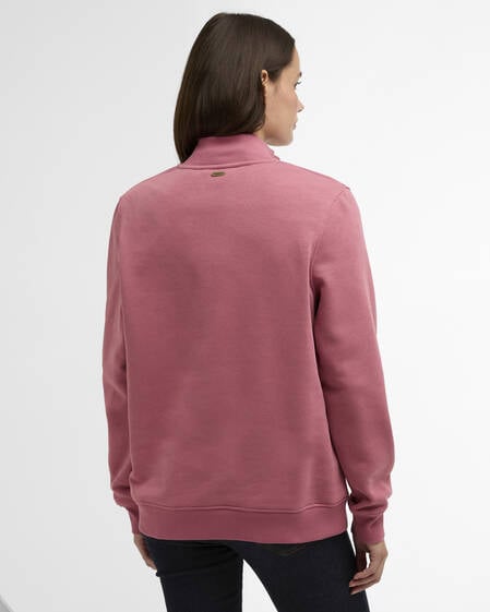Cynthia Quarter-Zip Jumper Wildberry