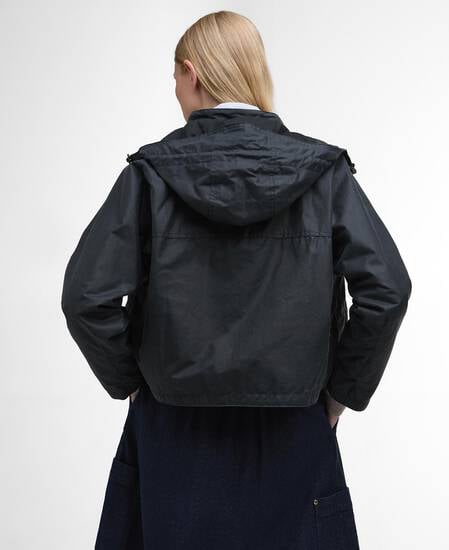 Barbour for Margaret Howell Women's Transport Waxed Jacket Dark Navy