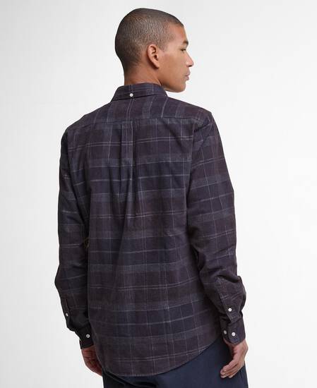 Blair Tailored Long-Sleeved Shirt Midnight Oak Tartan