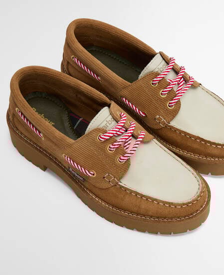 Darras Boat Shoes Beige/Mist