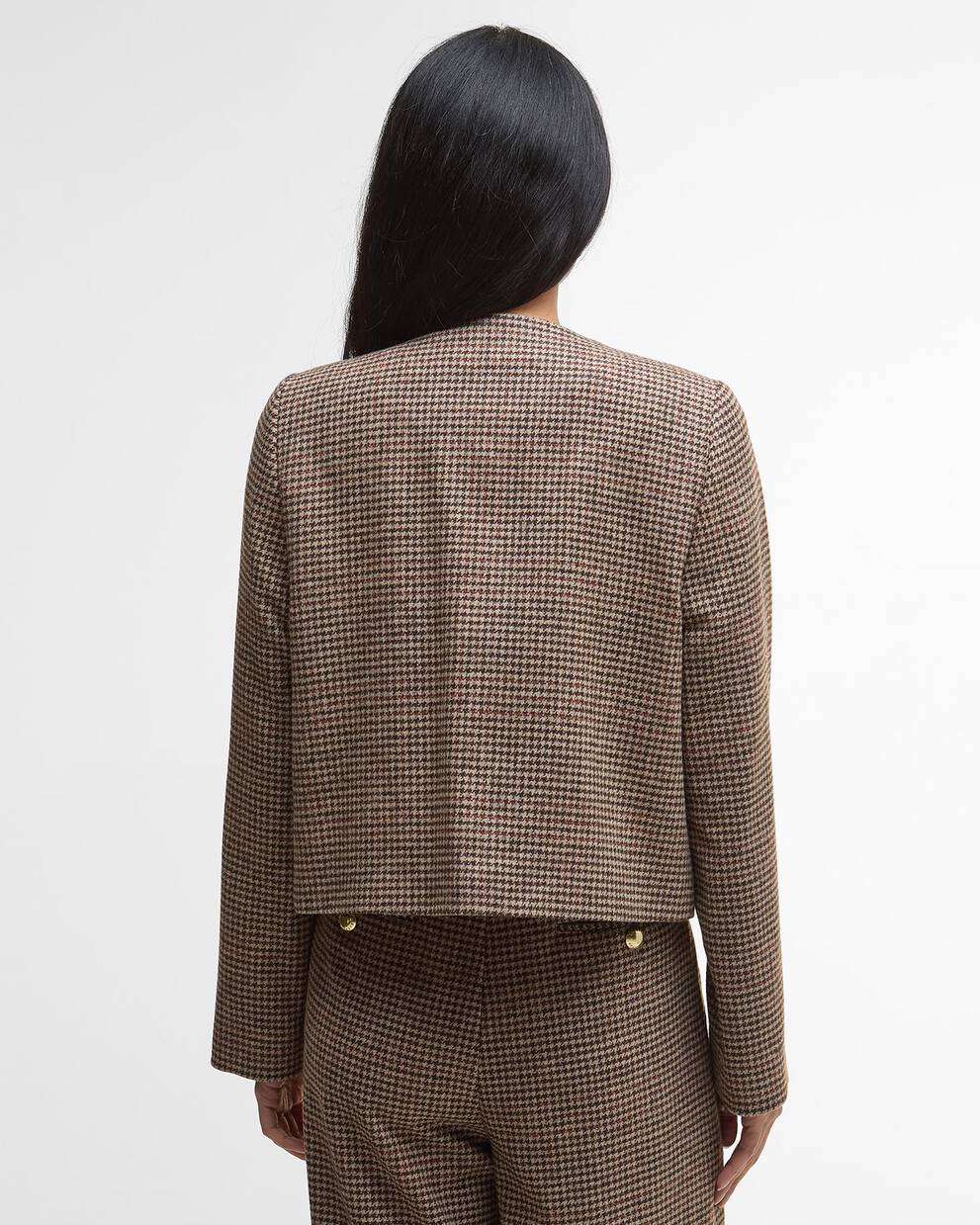 Corina Collarless Tailored Jacket